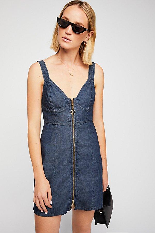 Marjorie Denim Mini Dress By Free People